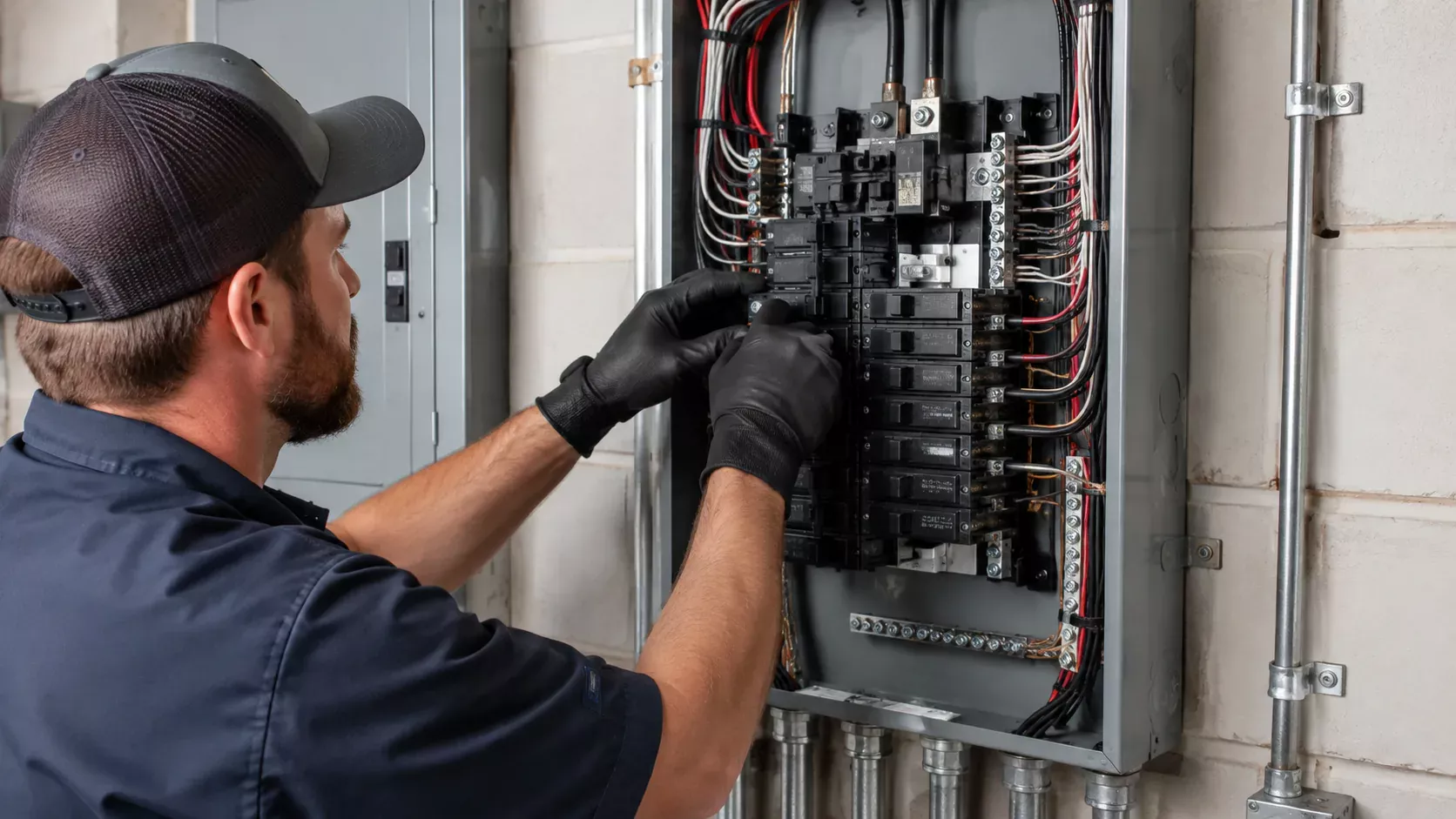 Electrical panel upgrade installation