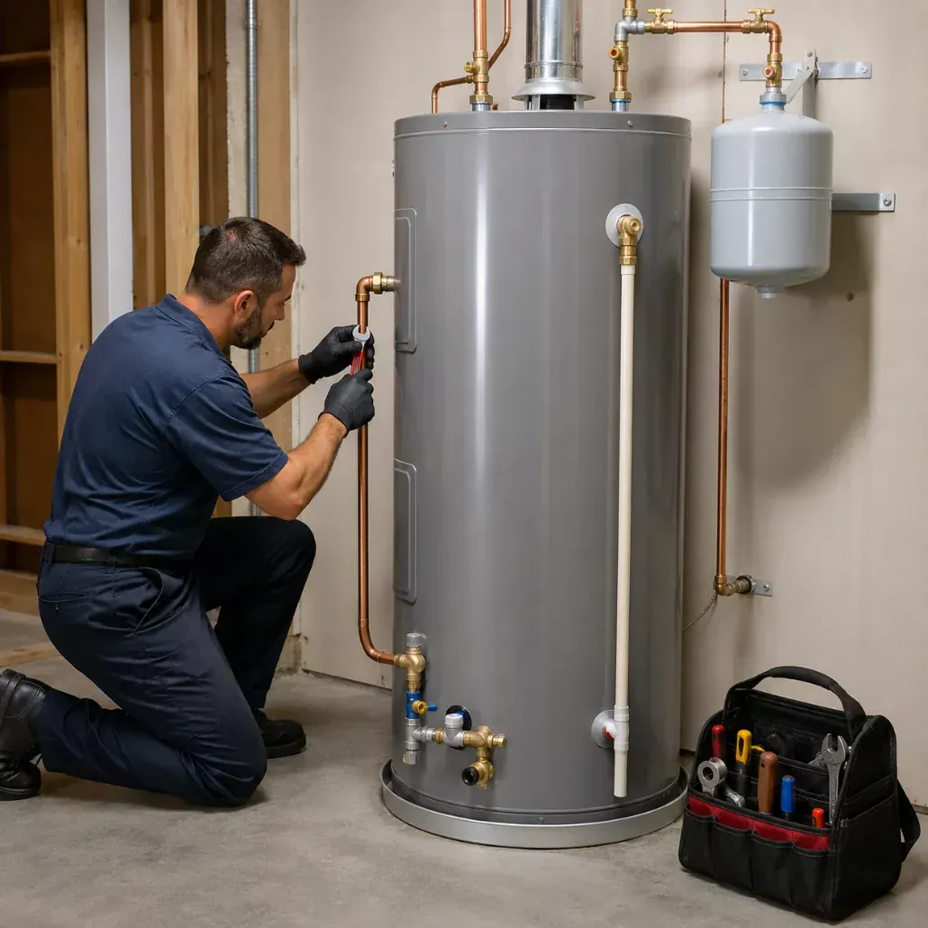 Water heater installation